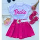 CONJUNTO BARBIE PINK em oferta