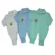 Kit com 3 Macacões Canelado Bebê Pé Reversível Menino Menina Roupas Para Bebê em oferta
