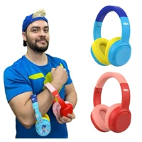 Imagem da promoção Headphone Bluetooth Luccas Neto Aventureiro com adesivos para personalizar seu fone! AOC