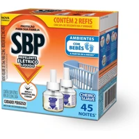 Imagem da promoção Kit Refil Repelente Elétrico Líquido Cheiro Suave SBP com 2 unidades de 35ml