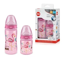 Imagem da promoção Kit Mamadeira My 1st NUK S1 150ml S2 300ml Girl - 2 Unidades