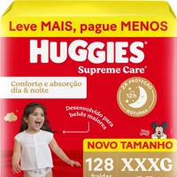 Imagem da promoção Fralda Huggies Supreme Care XXXG 128 unidades