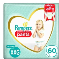 Imagem da promoção Fralda Calça Pampers Pants Premium Care Jumbo XXG 60 unidades