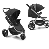 Imagem da promoção Carrinho Jogger Sway Três Rodas 0-15kgs Preto com Cinza Litet - BB372