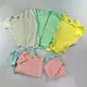 Kit Com 10 - Conjunto de Bebe BODY MANGA CURTA + MIJÃO LISO Malha Canelada Menino E Menina em oferta