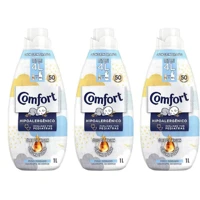 Imagem da promoção Kit Amaciante Comfort Puro Cuidado Concentrado 1L 3 Unidades