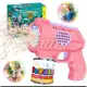 Brinquedo Crianças Máquina Pistola Lança gun de Bolha Bolinha de Sabão Metralhadora Automatica tikto em oferta
