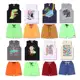 Kit 6 Peças de Conjunto Regata para Meninos - 3 Regatas e 3 Bermudas, Tamanhos Disponíveis de 1 a 10 em oferta