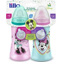 Imagem da promoção Pack 2 Copos Colors Disney Minnie (+6 e +12 meses) 300ml cada Lillo