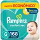 Fraldas Pampers Confort Sec G 168 Unidades, Pampers em oferta