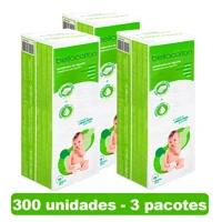 Imagem da promoção Kit 3 Algodão Quadrado Baby Sem Fragrância 300 Unidades Bellacotton