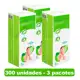 Kit 3 Algodão Quadrado Baby Sem Fragrância 300 Unidades Bellacotton em oferta