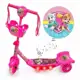 Patinete Infantil Patrulha Canina 3 Rodas Música Cesta Luzes até 35kg em oferta