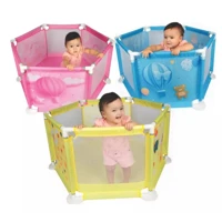 Imagem da oferta Cercadinho Para Bebê Chiqueirinho Infantil Portátil Menino Menina - Styll baby