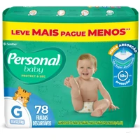 Imagem da promoção Fralda Personal Baby Protect&Sec G 78 unidades