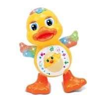 Imagem da promoção Patinho Pato Dançarino Brinquedo Musical Dança Anda Mexe Luz E Som DuteToys DTE0338