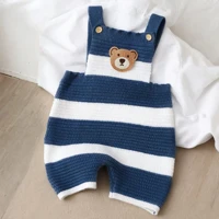 Imagem da promoção Jardineira bebê Listras em tricot romper