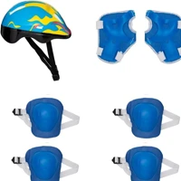 Imagem da promoção Kit De Proteção Azul Chamas C/cap Mimo Style Azul