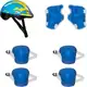 Kit De Proteção Azul Chamas C/cap Mimo Style Azul em oferta