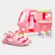 Sandália Infantil Grendene Barbie Com Sorveteria Menina - Rosa Claro em oferta