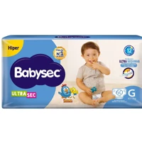 Imagem da promoção Fralda Descartável Babysec Galinha Pintadinha Ultrasec G Com 60 Unidades