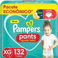 Imagem da promoção Fralda Pampers Ajuste Total Pants XG 132 unidades