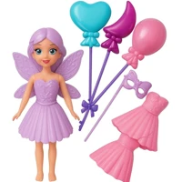 Imagem da promoção Boneca Fadinha com Acessórios – Vestidos Extras, Balões Decorativos e Máscara Mágica – Brinquedo Inf