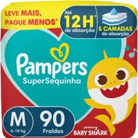Imagem da promoção Fralda Pampers Supersec M - 90 fraldas