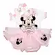Kit Mesversário Body + Saia Tule + Laço Minnie Rosa (Tam P ao G) em oferta