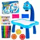 Mesa Projetora Lousa Mágica De Desenhos Interativos Infantil Brinquedo Educativo Com Luz E Som em oferta