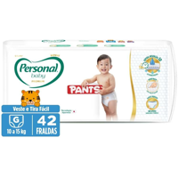 Imagem da oferta Fralda Personal Baby Premium Pants G 42 Unidades (Roupinha)
