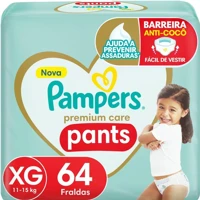 Imagem da promoção Fralda Pampers Premium Care Pants XG 64 unidades