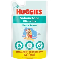 Imagem da promoção Refil Sabonete Líquido Glicerina Huggies Extra Suave 400 ml