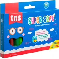 Imagem da promoção Massa de Modelar Tris 12 cores