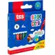 Giz De Cera Fino 12 Cores Tris em oferta