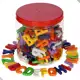Brinquedo Educativo Pote Com Letras Alfabeto 200 Peças em oferta