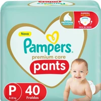 Imagem da promoção Fralda Pampers Pants Premium Care P - 40 fraldas