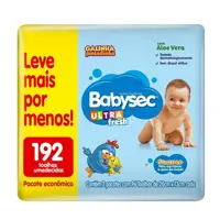 Imagem da oferta Lenço Umedecido Babysec Ultrafresh 192 unidades