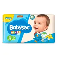 Fralda Babysec Ultrasec G 34 Unidades em oferta na Casas Bahia