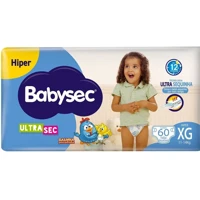 Imagem da promoção Fralda Babysec Ultra Sec XG 60 unidades