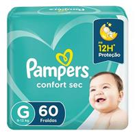 Imagem da promoção Fralda Pampers Confort Sec G 60 Unidades [Comprando 3 pacotes]