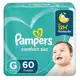 Fralda Pampers Confort Sec G 60 Unidades [Comprando 3 pacotes] em oferta