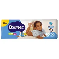 Fralda Babysec Ultrasec XXG 52 Unidades em oferta na Magazine Luiza