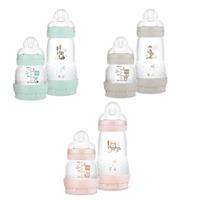 Imagem da promoção Kit Mamadeiras MAM Anticólica Easy Start Starter Set com 2 unidades 260ml e 130ml