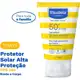 Protetor Solar Loção Rosto e Corpo Mustela FPS 50+ com 100ml em oferta