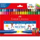 Canetinha Hidrográfica Faber-Castell Vai E Vem 36 Cores em oferta