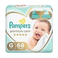 Imagem da promoção Fralda Pampers Premium Care G 68 unidades