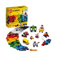 Imagem da promoção Kit de Construção LEGO® Classic Peças e Rodas 11014 (653 Peças)