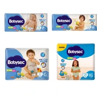 Imagem da promoção Fralda Babysec Ultrasec ( P, M, G, XG e XXG) [Comprando 4 pacotes]