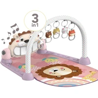 Imagem da promoção Tapete de Atividades Maxi Baby Bebê Piano Musical Lion (Rosa)